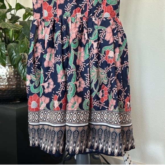 Band of gypsies floral bustier corset dress with pockets Sz S - Picture 7 of 12